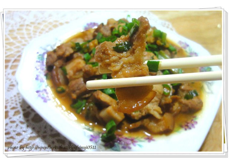 【愛的廚房】保證一口接一口、很開食慾的「蔥燒五花肉」