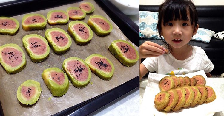 【食譜】吐司不夠看，西瓜餅乾嚐嚐鮮