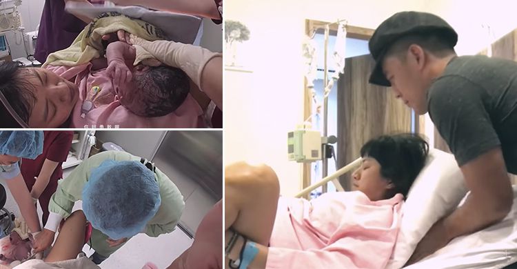 (內有影片)老婆生產痛到噴淚，竇智孔貼心陪產全紀錄