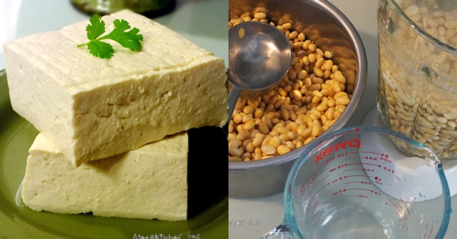 自製手工豆腐，不用特殊器材跟市售凝固劑