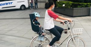 自行車載小孩,可附載幼童自行車,電動輔助自行車載小孩,自行車兒童座椅