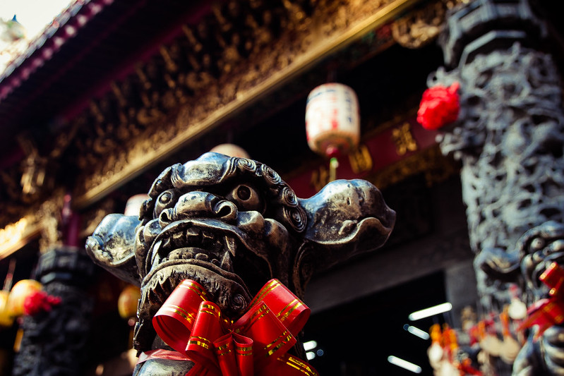 台南是全台廟宇密度最高的縣市，《孤味》在鹿耳門天后宮取景