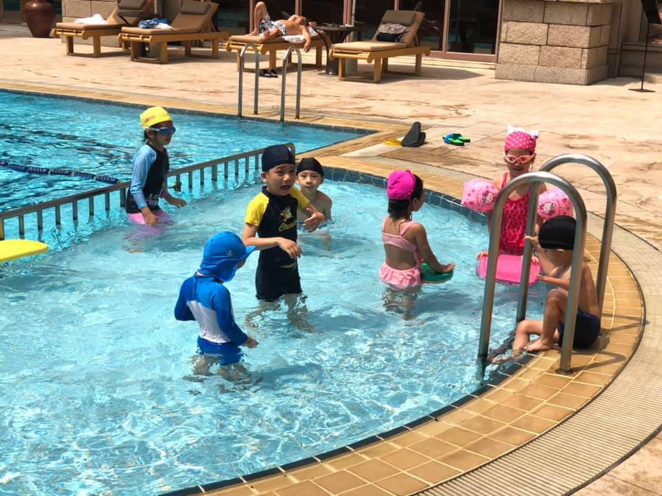▲漢來俱樂部有兒童專屬的泳池
