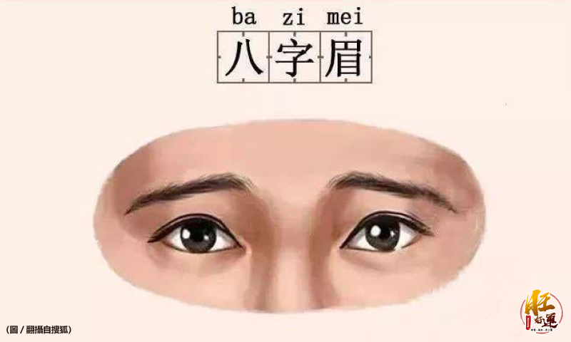 面相,眉毛,八字眉
