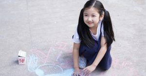 小孩,畫畫